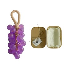 Handmade Grapes Cluster Shaped Soaps,Grape Soap on a Rope,Cold Process Bath Soap
