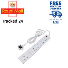 White Electric Extension Lead-