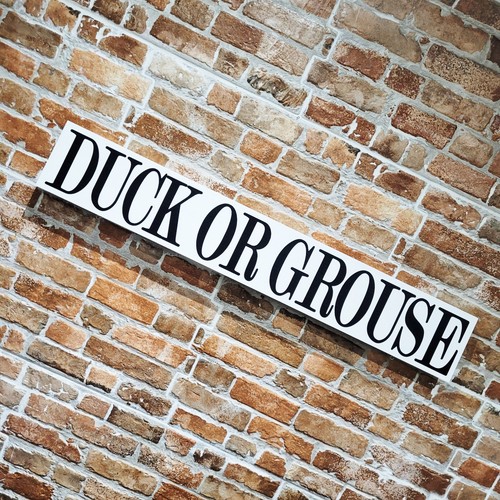 Duck grouse sign - grouse,