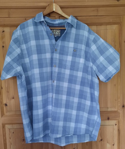 Men mantaray blue - blue, checked