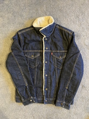 Levi sherpa trucker denim - levi,