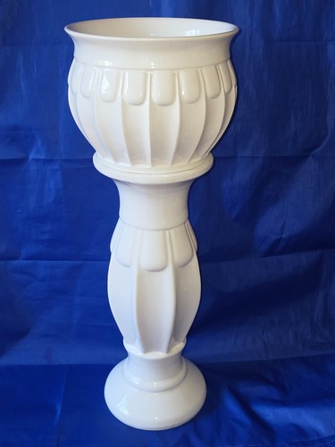 Vintage plant stand - , pot