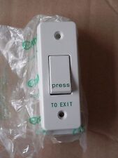 2 x crabtree press to exit narrow style architrave exit button