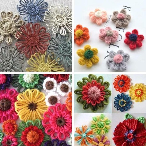 9pcs knitting loom set - 9pcs, flower
