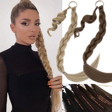 Thick Long Hair Ponytail Wrap