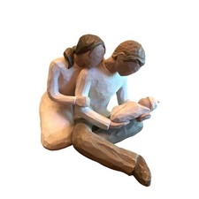 Vintage Willow Tree New Life Mother Father Baby 2000 Home Decor Figurine