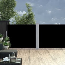 Side Awning Black Polyester