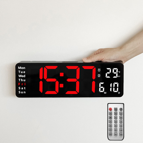 Digital led clock wall - digital,
