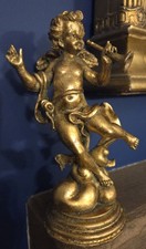 Vintage Gold Cherub Decoration