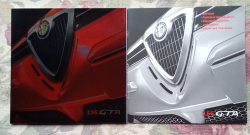 Alfa romeo 156 gta brochure - gta, uk