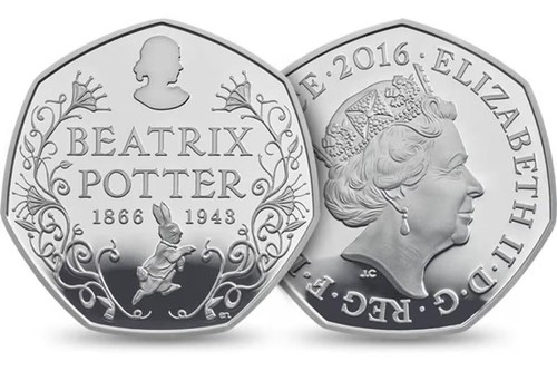 Beatrix potter 50p 2016 - potter,