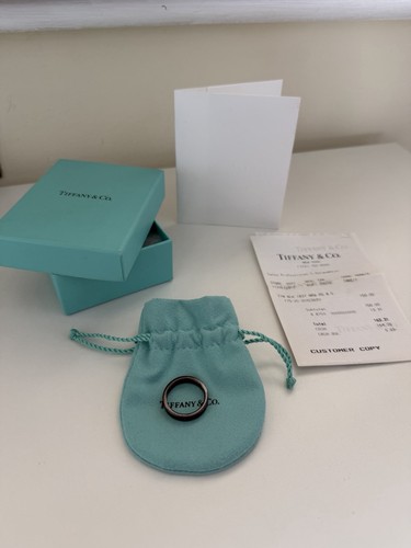 Tiffany titanium ring - &,