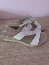 Pavers Slip-on  Wedge sandal Size UK 4 New
