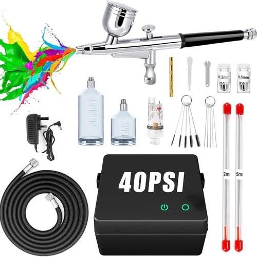 Airbrush compressor kit - airbrush, kit,