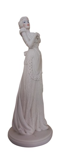 Porcelain figurine elegant - figurine,,