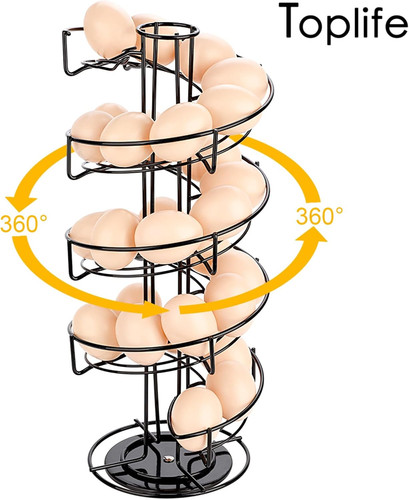 Spiral design metal egg - design,