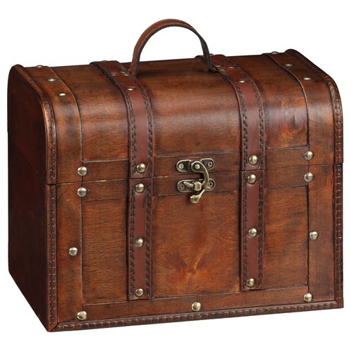 Large wooden treasure - large,