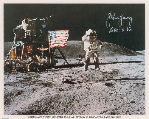 John young signed - john,