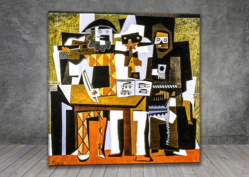 Pablo picasso three musicians - picasso,