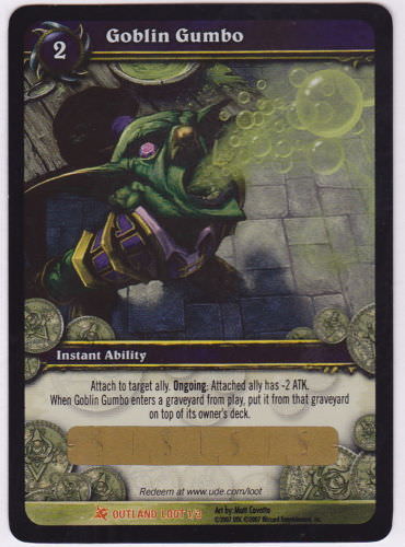 Wow tcg goblin gumbo loot - loot, card