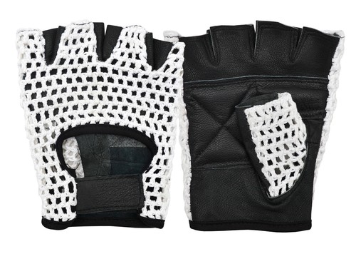 Crochet leather finger - finger, less