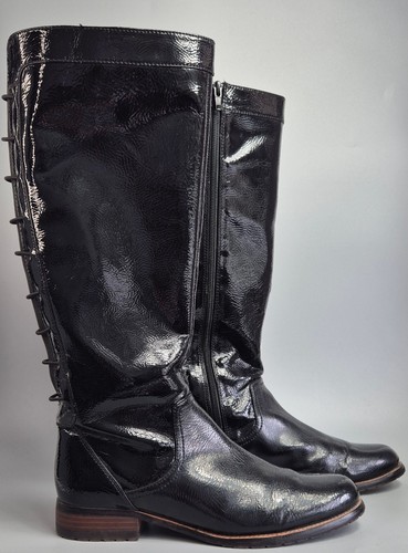 Lotus womens black patent - womens,