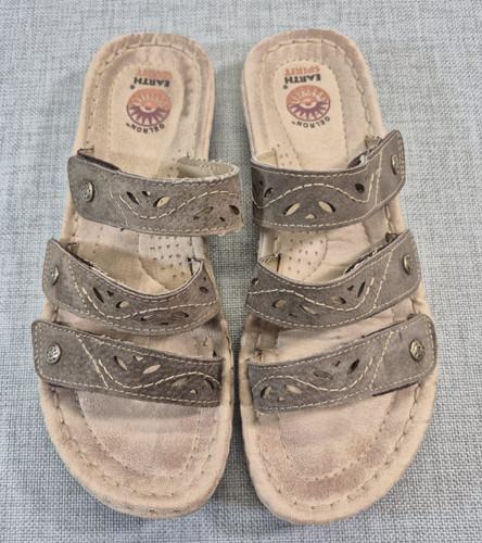 Earth spirit button strappy - earth,