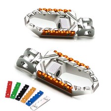 For Tiger 800 XR/XRX/XRT 15-18 17 16 Wide Rider Foot Pegs Silver Gold