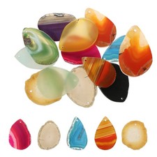 Agate Slices - Mixed Colors 12