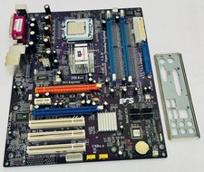 ECS 915PL-A2 VER: 3.1B Socket 775 3 x PCI Motherboard, Intel CPU & I/O Plate
