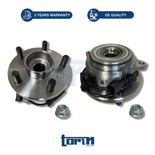 Front wheel hub bearing with - hub,