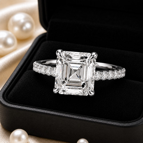 14k white gold igi certified - gold,