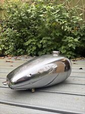 wassell style peanut tank vintage old chrome chopper