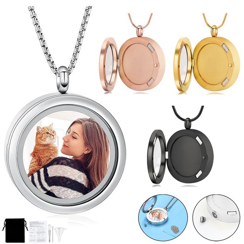 Carry photo glass memorial urn - memorial,