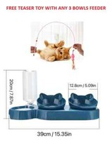 Cat feeder bowl - 3-in-1,