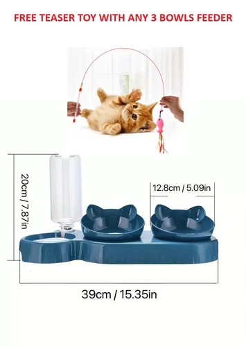 Cat feeder bowl - cat,