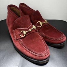 GUCCI Boots Horsebit Suede