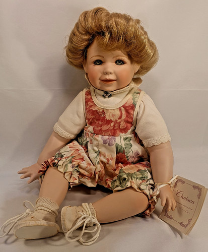 Porcelain doll chelsea - doll, "chelsea"