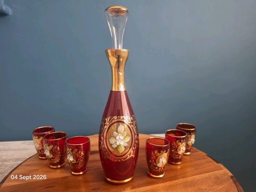 Vintage ruby red glass - vintage,