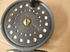 Vintage MALLOCHS of PERTH 4" Alloy wide Salmon Reel  -  in lovely condition