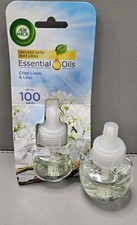 2 bottle! Air Wick Crisp Linen & Lilac Plug-In Air Freshener Refill 2x19ml #233