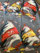 Les Regates By Patrick Plattiers Fabric Nautical Racing Yachts Art Paris France