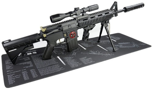 Gun mat rubber cleaning - gun,