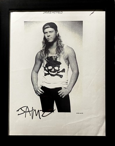 Metallica autographed photo - metallica,