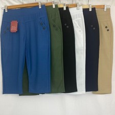 Womens Stretch 3/4 Capri