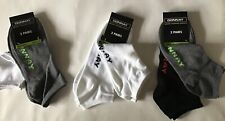 2 pairs  Donnay Trainer Socks size 7-11 White / Black / Grey