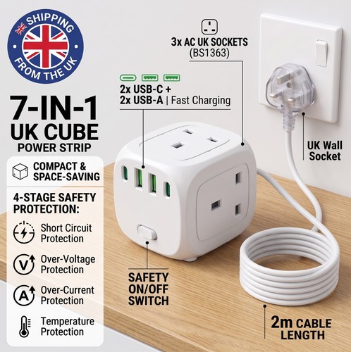 Cube extension lead with - extension,