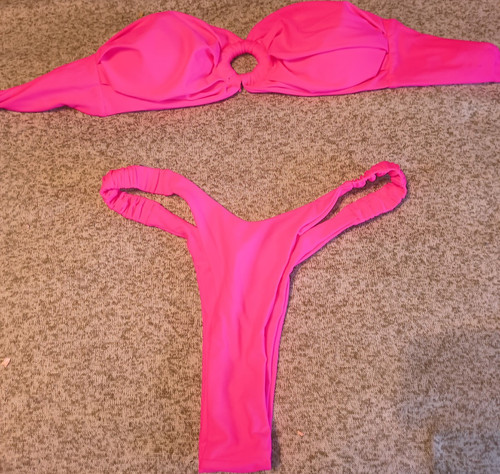 Pink cut out - cut-out, thong