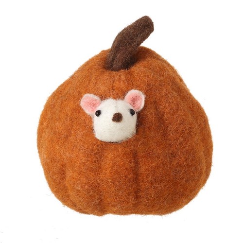 Autumn home decor felt - autumn, mouse