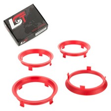 4X Centering Rings Spacers Red
